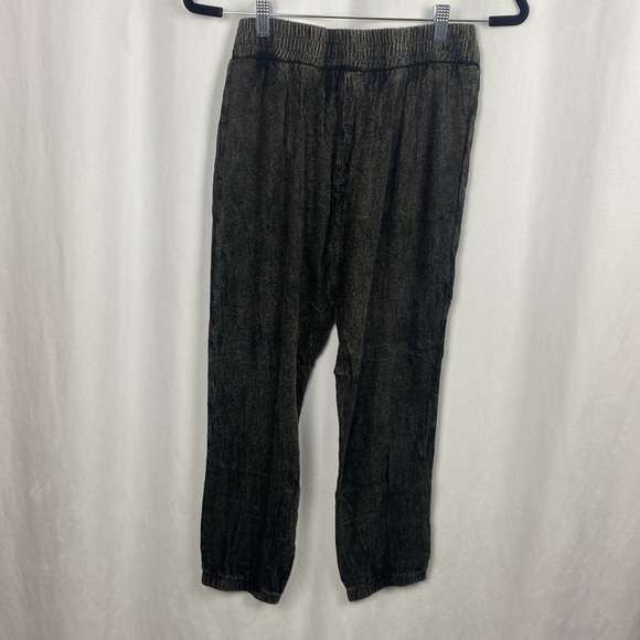 ANTHROPOLOGIE Staring At Stars Acid Wash Joggers Charcoal Grey - Size Small - Picture 9 of 10
